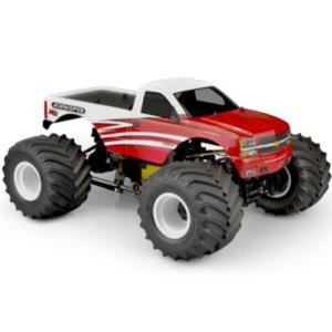 [J-0399]JConcepts 2005 Chevy 1500 MT Single Cab Monster Truck Body (Clear)