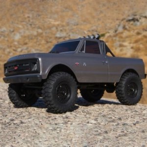 [AXI00001T1]AXIAL 1/24 SCX24 1967 Chevrolet C10 4WD Truck Brushed RTR, Silver