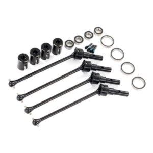 AX8996X Driveshafts, steel constant-velocity (assembled), front or rear (4) (for use with #8995 WideMaxx™ suspension kit) (requires #8654 series 17mm splined wheel hubs and #7758 series 17mm nuts for a complete set)