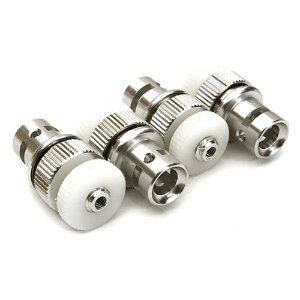 [#C27175SILVER] Magnetic Force Type Body Mounts for SCX-10 &amp; SCX10 II w/ 5.75mm Posts (Silver)