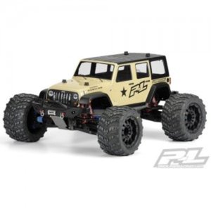 [AP3405] Jeep Wrangler Unlimited Rubicon Clear Body for T/E-MAXX 3.3 REVO 3.3 Savage &amp; Summit
