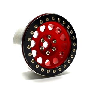 [][R30144]2.2 CN02 Aluminum beadlock wheels (Red) (4)
