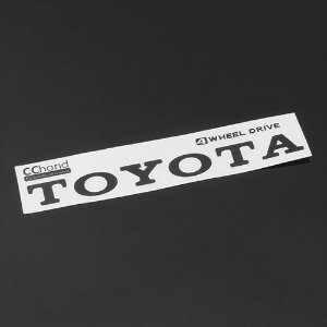 [#VVV-C0293] Metal Vintage Rear Emblem for TF2 Mojave Body (Black)