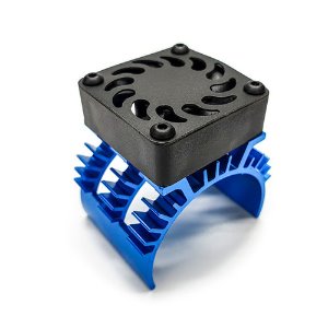540/550 motor heatsink &amp; cooling fan (Blue)