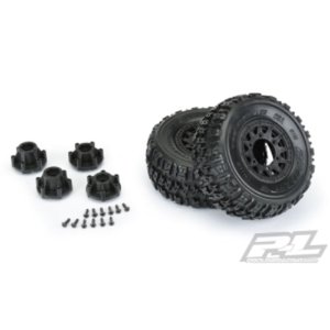 [1190-10] Trencher X SC 2.2&quot;/3.0&quot; All Terrain Tires Mounted on Raid Black