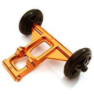 [#C28674ORANGE] Billet Machined Wheelie Bar Set for Arrma 1/8 Kraton 6S BLX (Orange) (아르마 #AR320366 옵션)