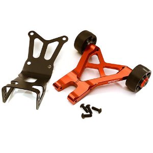 [C28755RED]Billet Machined Wheelie Bar for Losi 1/5 Desert Buggy XL-E (Red)