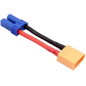[#BM0167] Connector Adapter - XT90 Male to EC5 Female 5cm/12AWG