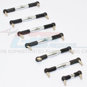 [#SMT160-S-BEBK] Team Losi Mini-T Aluminium Completed Tie Rod With Black Ball Ends
