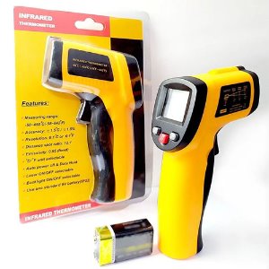 [#BM0199] Infrared Thermometer (비접촉 적외선 온도계｜9V 전지 포함)