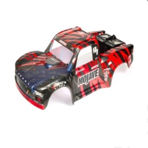 MOJAVE 6S BLX PAINTED DECALLED TRIMMED BODY (BLACK/RED)