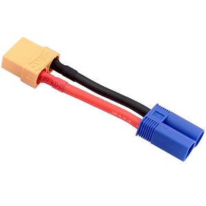[#BM0166] Connector Adapter - XT90 Female to EC5 Male 5cm/12AWG