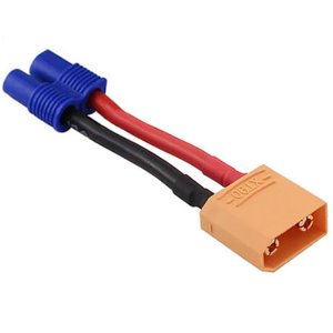 [#BM0165] Connector Adapter - XT90 Male to EC3 Female 5cm/12AWG