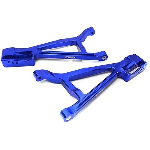 [#C28684BLUE] Billet Machined Front Lower Suspension Arms for Traxxas 1/10 E-Revo 2.0