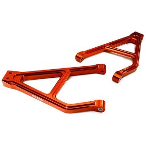 [#C28682RED] Billet Machined Rear Upper Suspension Arms for Traxxas 1/10 E-Revo 2.0