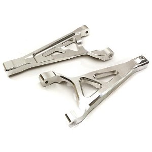 [#C28683SILVER] Billet Machined Front Upper Suspension Arms for Traxxas 1/10 E-Revo 2.0