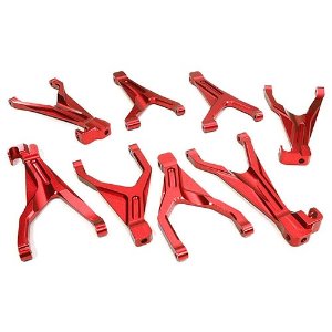 [#C26052RED] Billet Machined T5 Alloy Conversion Kit for 1/16 Traxxas E-Revo &amp; Summit