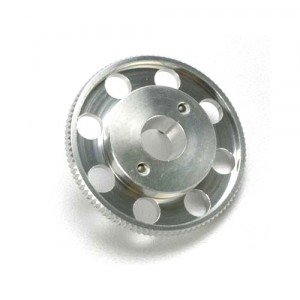 [매장입고][AX4142X] Flywheel (larger knurled for use with starter boxes) (TRX 2.5 2.5R 3.3) (silver-anodized)