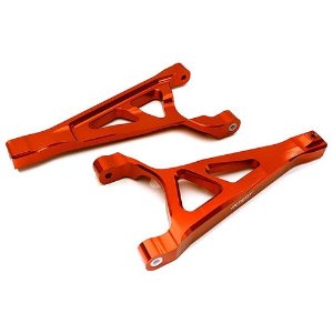 [#C28683RED] Billet Machined Front Upper Suspension Arms for Traxxas 1/10 E-Revo 2.0