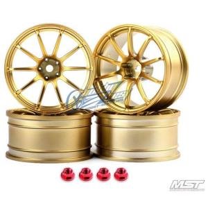 MST Gold RS II 1/10 Drift Car Wheels offset 7 (4 PCS)
