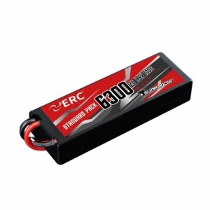 [매장입고]SUNPADOW ERC Lipo Battery 6300mAh 2S1P 7.4V 100C (#ERC6300) 하드케이스, Deans