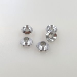[103399]Aluminum Servo Washer (Silver) for Futaba, Hitech, KO &amp; Xpert (5)