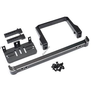 [#TRC/302470] Front Aluminium Bumper w/Removable Bull Bar &amp; Winch Plate for TRX4 Defender