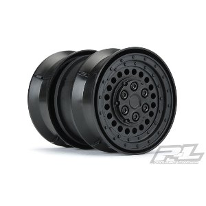 AP2786 Carbine 1.9&quot; Black Plastic Internal Bead-Loc Dually Wheels for Rock Crawlers Front or Rear (더블타이어 휠)