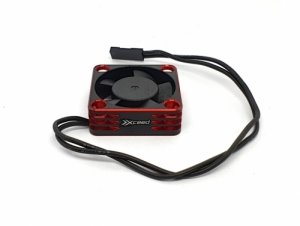 Alu. Fan for ESC &amp; Motor 30x30mm -Red (#106007)