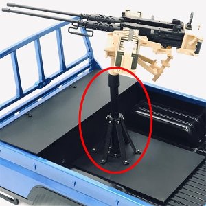 [#BA-LC02] 1/10 Scale Universal Pickup Gun Mount with Holder (for Boom Racing BRX01)
