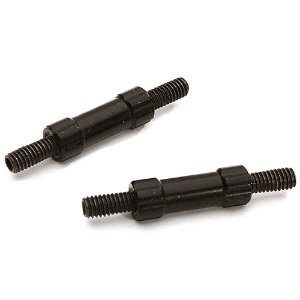 [#C28872BLACK] Billet Machined 20mm Aluminum Linkages (2) M4 Threaded for 1/10 Scale Crawler
