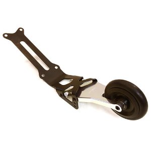 [#C27054SILVER] Billet Machined Wheelie Bar Kit for Traxxas X-Maxx 4X4 (Silver)