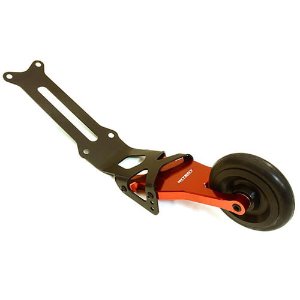 [#C27054RED] Billet Machined Wheelie Bar Kit for Traxxas X-Maxx 4X4 (Red)