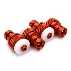 [#C27175RED] Magnetic Force Type Body Mounts for SCX-10 &amp; SCX10 II w/ 5.75mm Posts (Red)