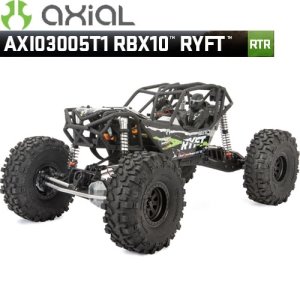 [AXI03005T2]AXIAL 1/10 RBX10 Ryft 4WD Brushless Rock Bouncer RTR, Black
