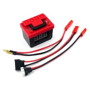 [#XS-57022] Scale Plastic LiPo Battery Voltage Checker &amp; Alarm (2S &amp; 3S) (for 1/10 Crawler)