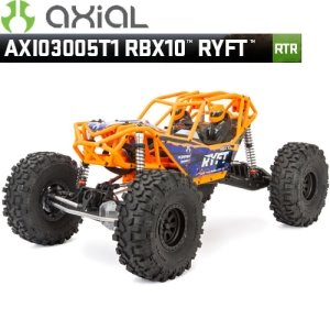 [AXI03005T1]AXIAL 1/10 RBX10 Ryft 4WD Brushless Rock Bouncer RTR, Orange