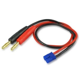 [][BUAM-EC2C] EC2 Charge Cable, 16AWG Silicone Wire 30cm(EC2 충전코드/바나나컨넥터)