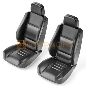 [#GRC/G161C] Simulation Cab Multi-directional Adjustable Seat for 1/10 RC Crawler Black