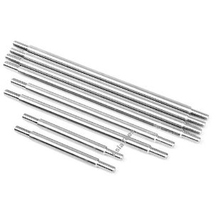 [#GRC/GAX0133S] Stainless Steel Link Kit for 313mm Wheelbase Chassis (8) for TRX-4