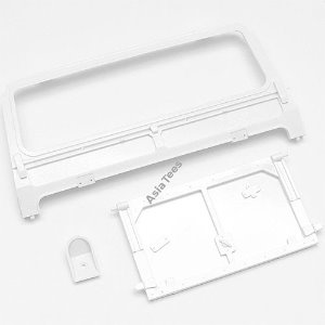 [#TRC/302490] Windshield Part &amp; Rear Tail Gate G Part for TRC D110/D90 Defender Pickup Truck Hard Body