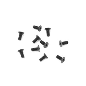 TKR1301 M2.5x6mm Flat Head Screws (black 10pcs)