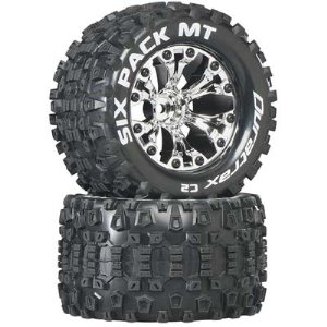 [DTXC3523] Duratrax Six Pack MT 2.8 2WD Mounted 1/2&quot; Offset Chrm(2)