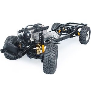 [#RUN-80] 1/10 Metal Chassis Frame Builders Kit (for LC80 Body Set)