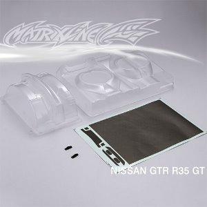 [#PC201403E-1]Wide Body Full Kit - 1/10 Nissan GTR R35 GT (for #PC201403) (Clear｜미도색)
