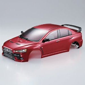 [#KB48132] 1/10 Mitsubishi Lancer Evolution X Body Finished (Iron-Oxide-Red｜완성품)