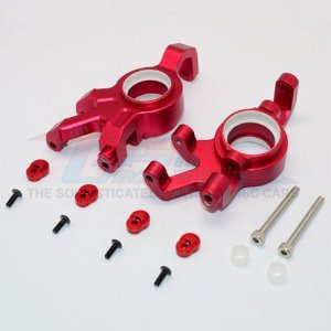 [#TXM021N-R] X-Maxx Alum. Front Knuckle Arms w/Collars - Red