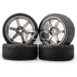 [103022SG] MST 103022SG Silver grey TE wheel w/ AD realistic tire (4)