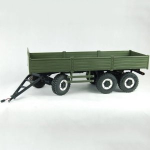 [#90100010] [미조립품] 1/12 T004 Articulated 3-Axle Trailer Kit (for MC8/MC6/MC4 Military Truck｜적재함 608 x 210mm)