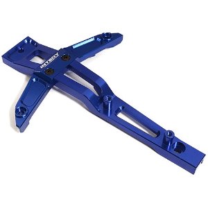[#C30182BLUE] Billet Machined Front Chassis Brace for Traxxas 1/10 Maxx Truck 4S